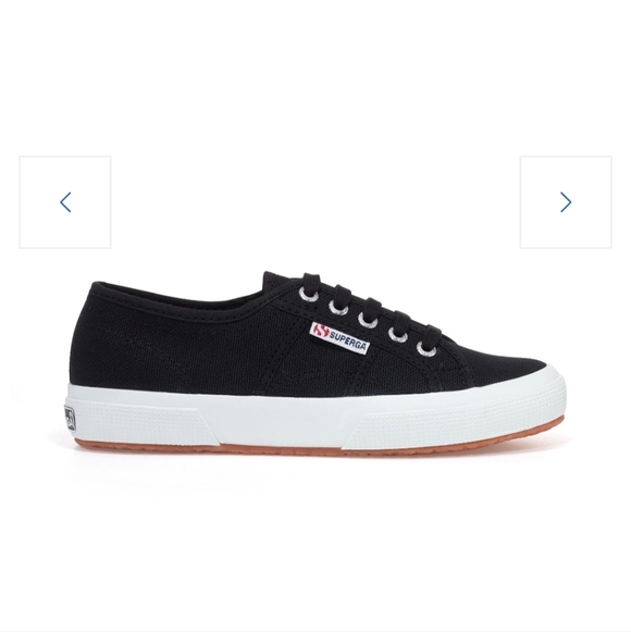 Superga Other - Superga Black Canvas Sneakers with White Rubber Soles Boys 4.5Y Girls 6 NWT BOX